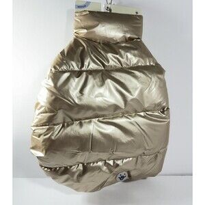 Oodles Medium Champagne Puffer Jacket. Fits Dogs 18-25 Lbs. Brand NEW